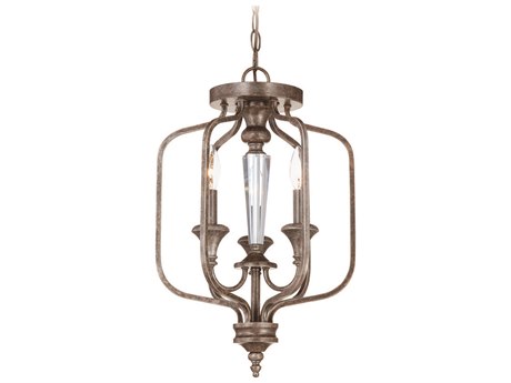 Craftmade Boulevard 3-Light Mocha Bronze Crystal Semi Flush Mount