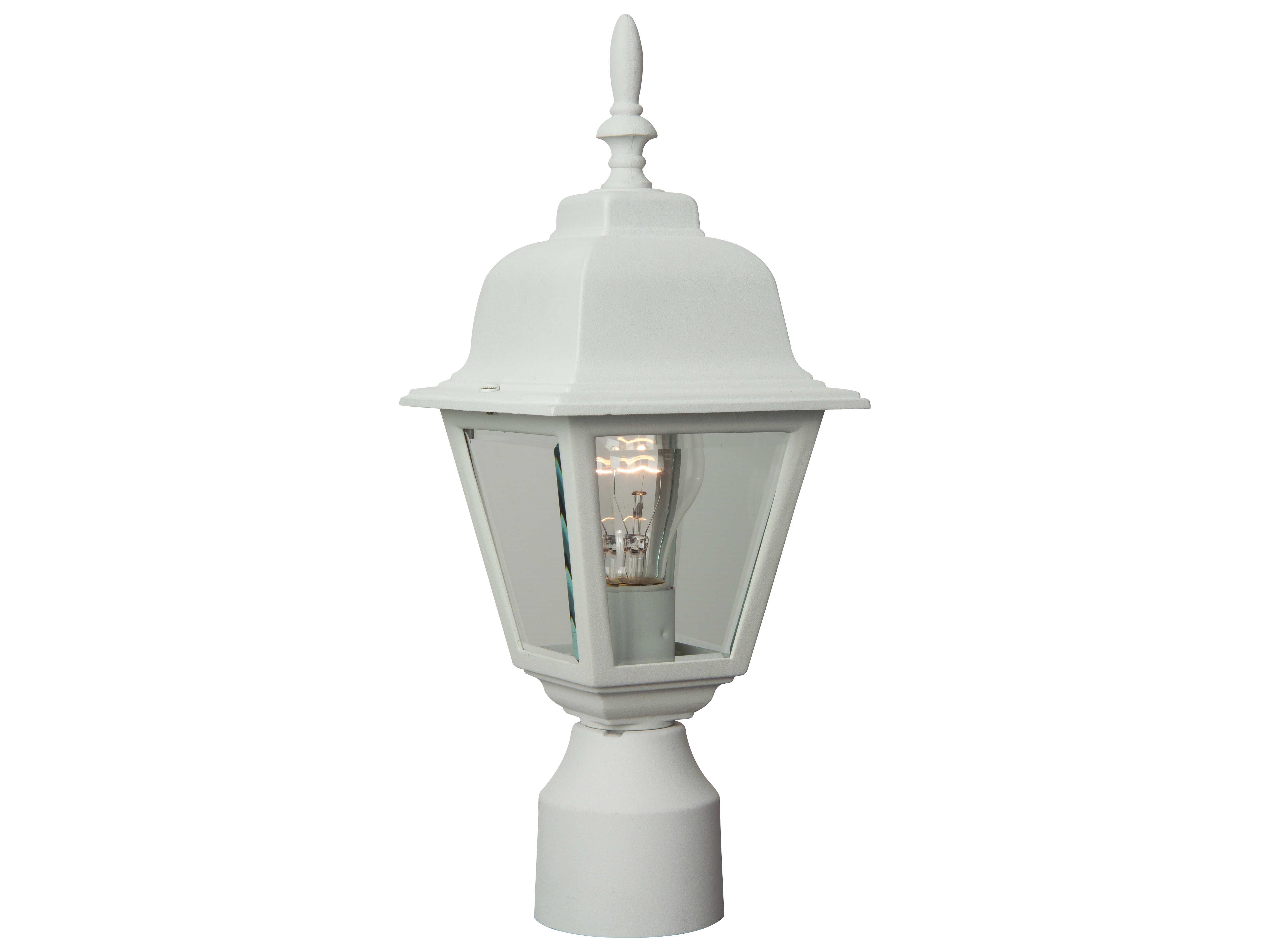 Craftmade Coach Lights Matte White Outdoor Post Light CMZ175TW