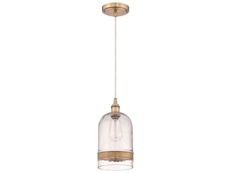 Craftmade 1-Light Antique Copper Bell Mini Pendant