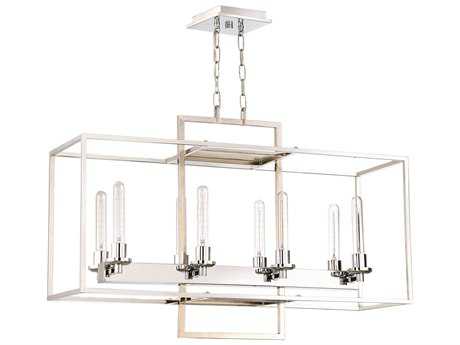 Craftmade Cubic 8-Light Chrome Geometric Island Pendant