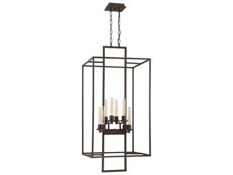 Craftmade Cubic 8-Light Aged Bronze Brushed Geometric Pendant