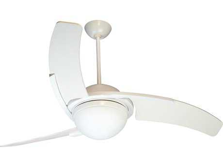 Craftmade Bloom White Two Light 52 Inch Wide Ceiling Fan With