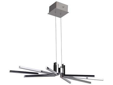 Craftmade Pinnacle 8-Light Chrome LED Linear Island Pendant
