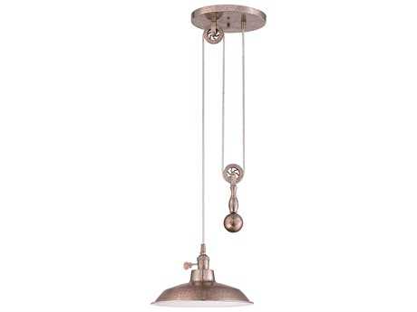 Craftmade Pully Pendant 1-Light Tarnished Silver Geometric