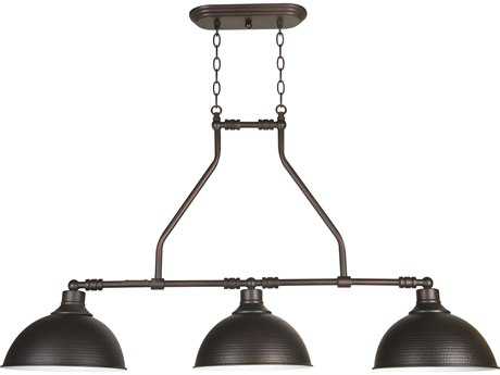 Craftmade Timarron 3-Light Aged Bronze Bowl Dome Island Pendant