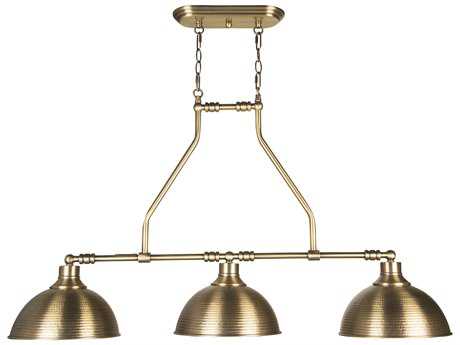Craftmade Timarron 3-Light Legacy Brass Bowl Dome Island Pendant