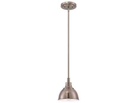 Craftmade Timarron 1-Light Antique Nickel Bowl Dome Mini Pendant