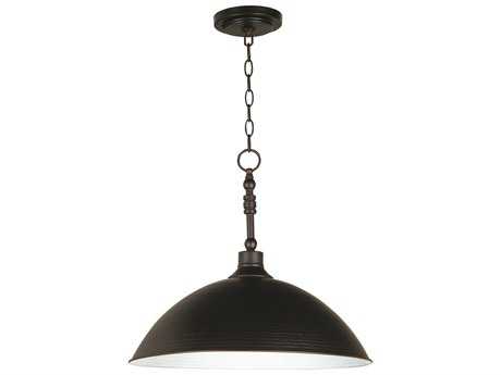 Craftmade Timarron 1-Light Aged Bronze Bowl Dome Pendant