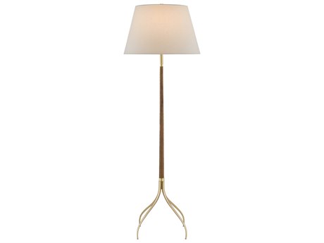 Luxecor Circus Natural Brushed Brass Floor Lamp