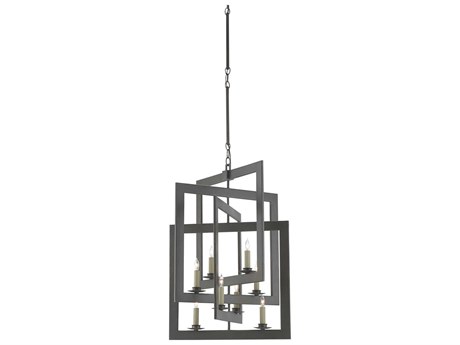 Luxecor Vistas 8-Light Bronze Gold Candelabra Chandelier