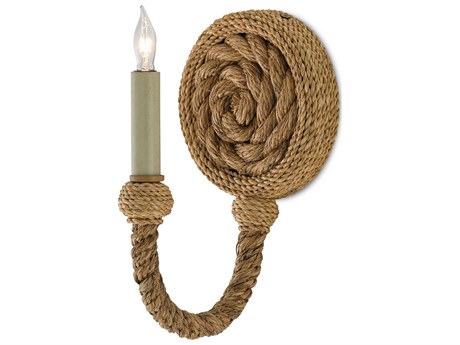 Luxecor Wallis 1-Light Natural Brown Wall Sconce