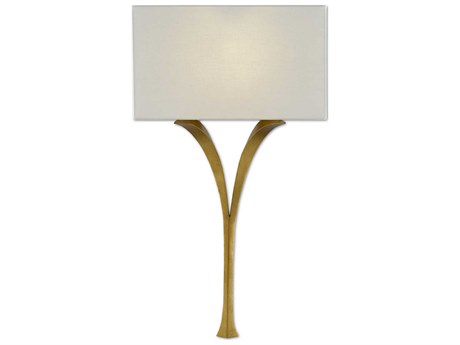 Luxecor Choisy 1-Light Antique Gold Leaf LED Wall Sconce
