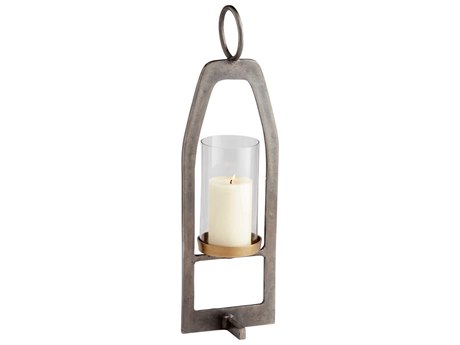 Cyan Design Bronze / Brass 9" Hubert Candle Holder