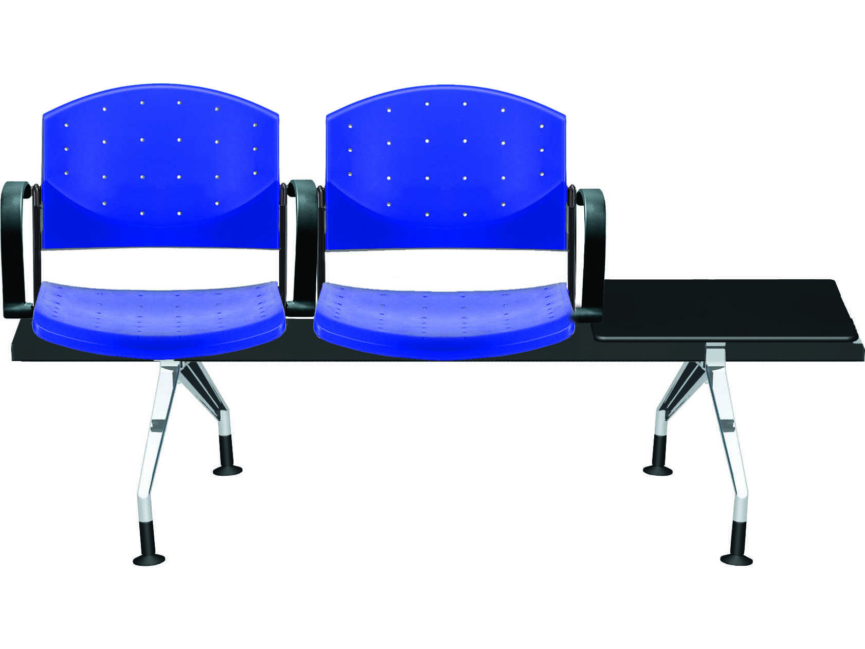 Dauphin Eddy Beam Seating with End Table DAUED4500B3S2E