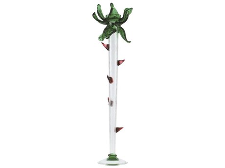 Driade Borek Sipek Peary I Clear And Green Glass Vase