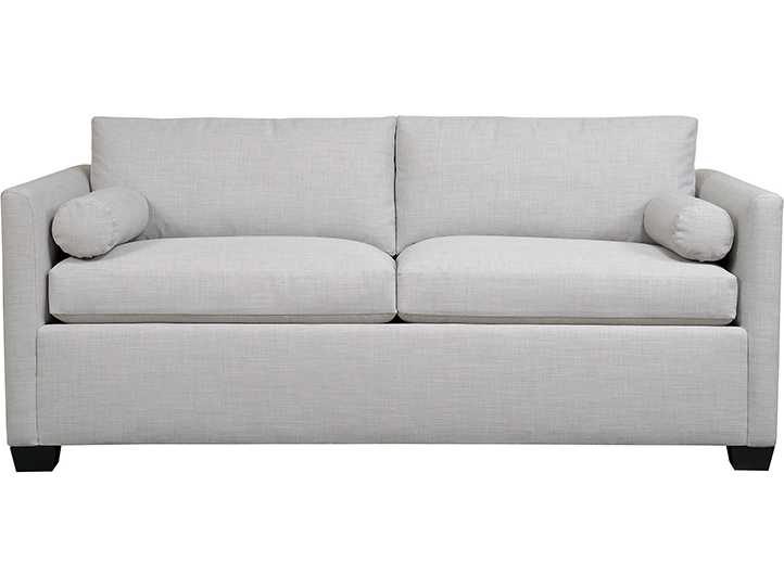 Duralee Yucca Valley Boxed Back Sofa With Two Bolsters