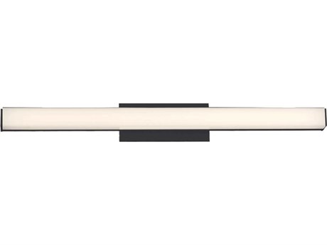 dweLED by WAC Lighting Brink 1-Light Black LED Vanity Light
