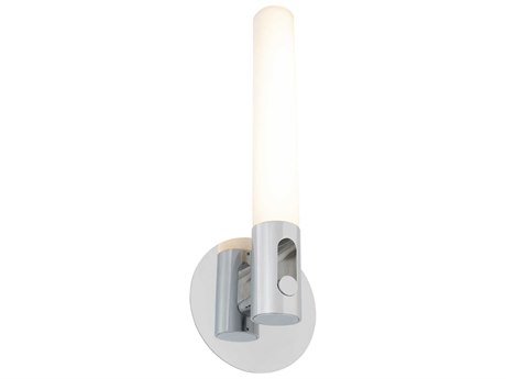 dweLED by WAC Lighting Clare 1-Light Chrome Glass LED Wall Sconce