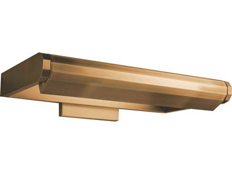 dweLED by WAC Lighting Kent Direct Wire 1-Light Aged Brass LED Picture Light