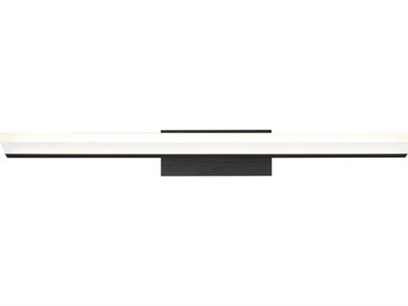 dweLED by WAC Lighting Level 1-Light Black LED Vanity Light