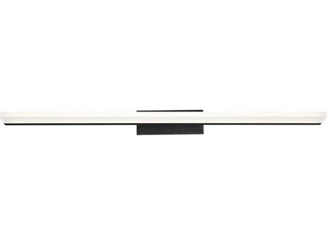 dweLED by WAC Lighting Level 1-Light Black LED Vanity Light