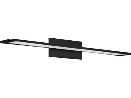 dweLED by WAC Lighting Line 1-Light Black LED Vanity Light