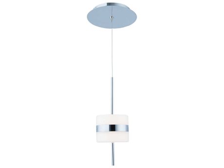 dweLED by WAC Lighting Smore 1-Light Chrome LED Cylinder Mini Pendant