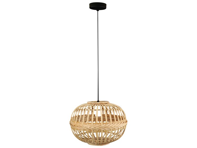 Eglo Amsfield 1-Light Brown Round Pendant