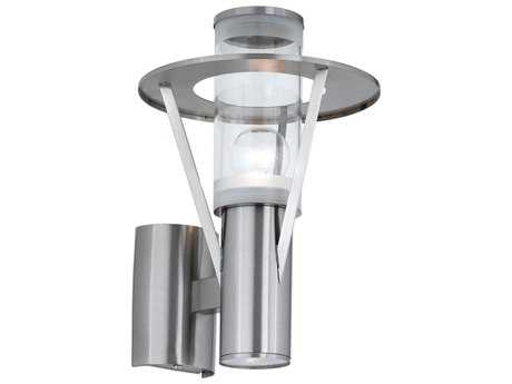 Eglo Belfast Stainless Steel Two-Light Outdoor Wall Light