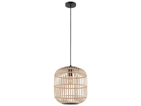 Eglo Bordesley 1-Light Black Pendant