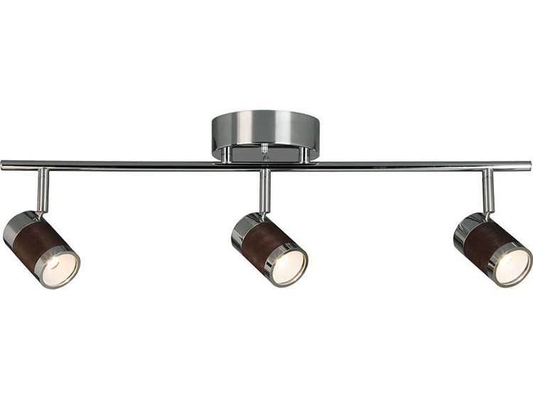 Eglo Brews 3-Light Chrome Cylinder Track & Rail Light