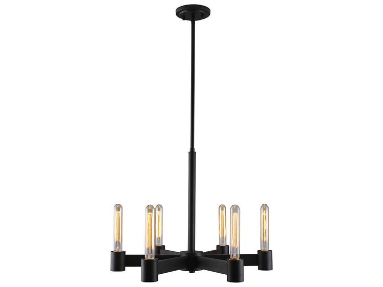 Eglo Broyles 6-Light Matte Black Chandelier