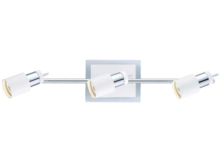Eglo Davida 3-Light Chrome White Track & Rail Light