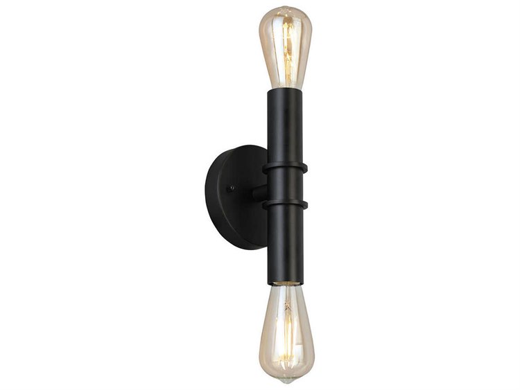 Eglo Drucker 2-Light Black Vanity Light