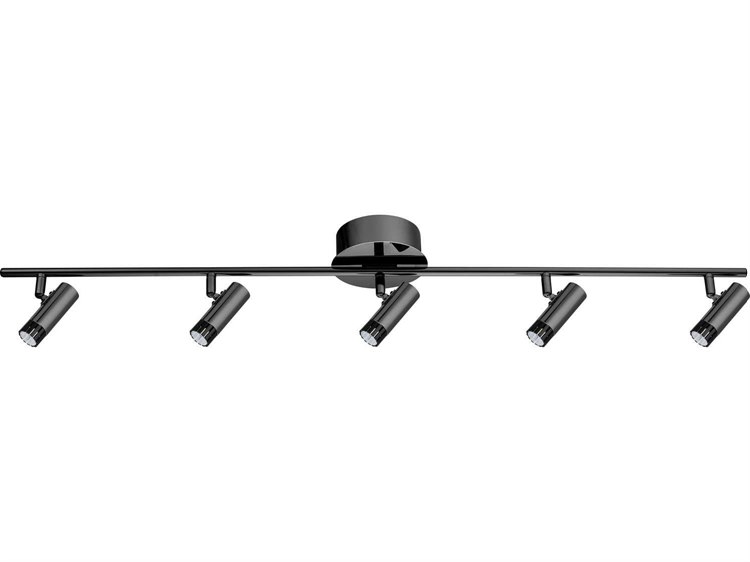 Eglo Lianello 5-Light Black Chrome Cylinder Track & Rail Light