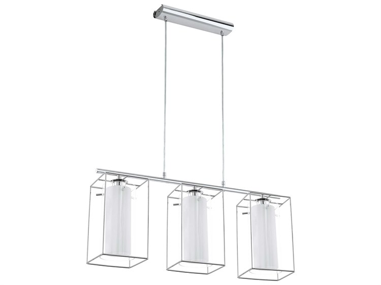 Eglo Lombes 3-Light Chrome Island Pendant