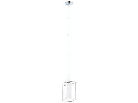 Eglo Lombes 1-Light Chrome Cylinder Mini Pendant