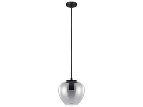 Eglo Priorat 1-Light Black Round Mini Pendant