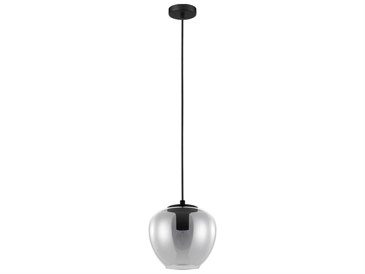 Eglo Priorat 1-Light Black Round Mini Pendant