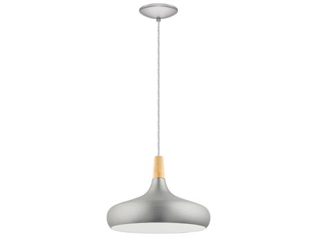 Eglo Sabinar 1-Light Brushed Nickel Pendant