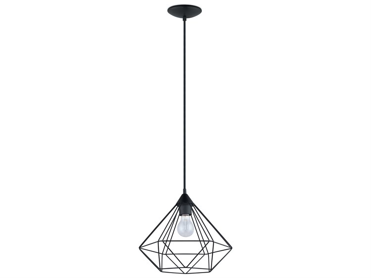 Eglo Tarbes 1-Light Matte Black Mini Pendant