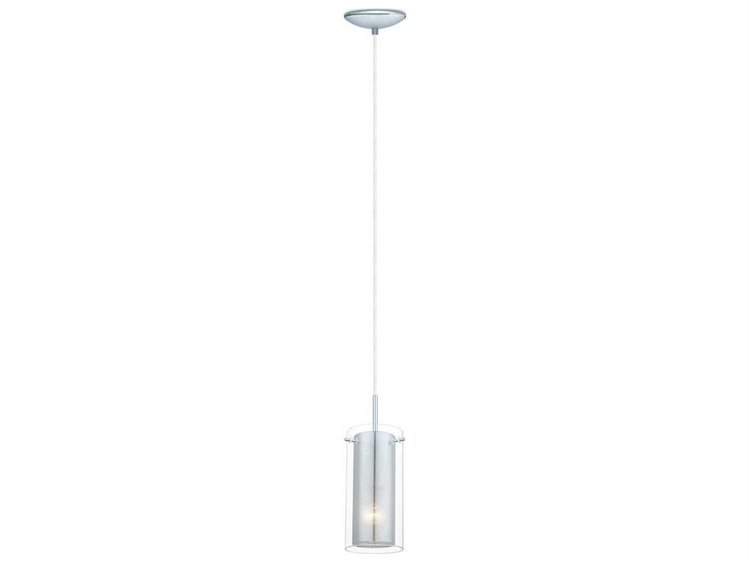 Eglo Tarolo 1-Light Chrome Cylinder Mini Pendant