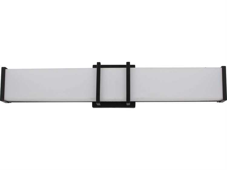 Eglo Tomero 1-Light Matte Black Vanity Light