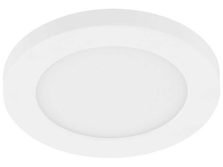 Eglo Trago 1-Light White Round Flush Mount