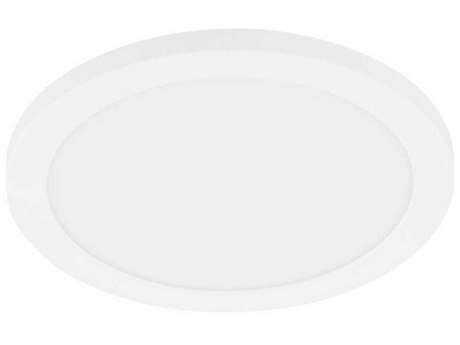 Eglo Trago 1-Light White Round Flush Mount