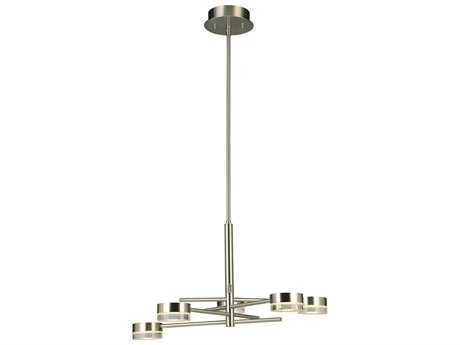 Eglo Transton 5-Light Brushed Nickel Chandelier