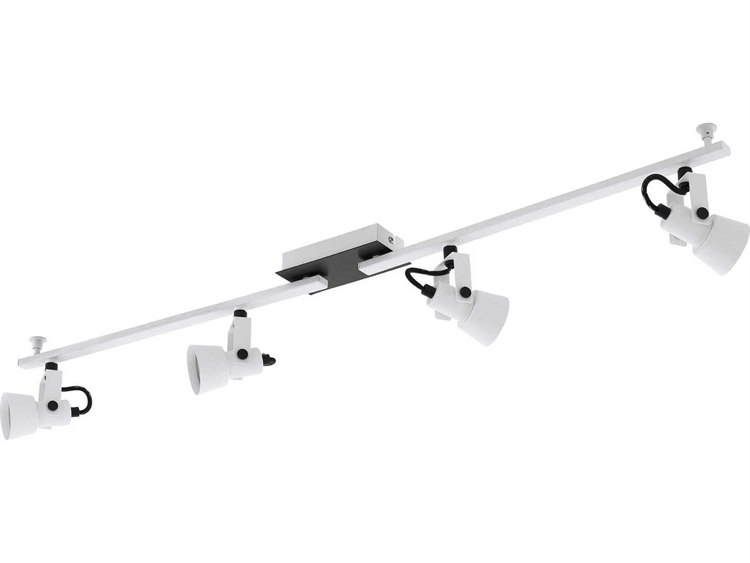Eglo Trillo 4-Light White Black Track & Rail Light