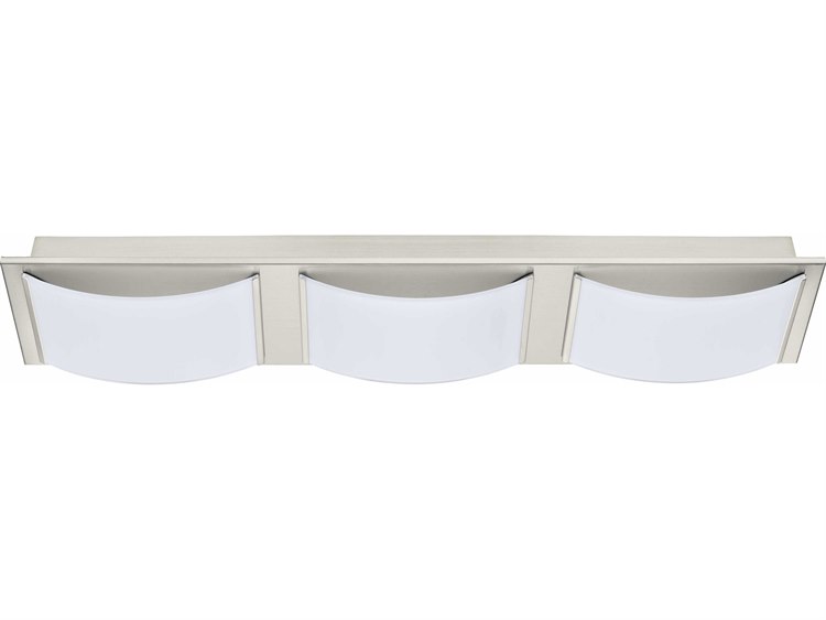 Eglo Wasao 3-Light Matte Nickel Vanity Light
