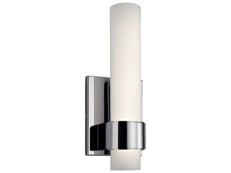 Elan Izza 1-Light Chrome Glass LED Vanity Light