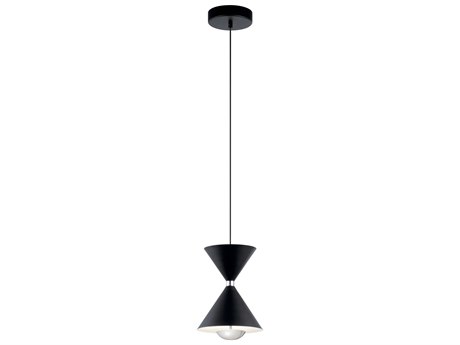 Elan Kordan 1-Light Matte Black Nickel LED Geometric Mini Pendant